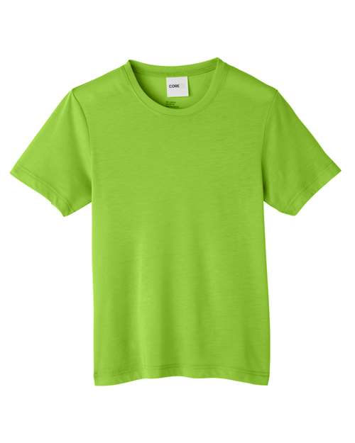 CORE365 CE111Y Youth Fusion ChromaSoft™ Performance T-Shirt - Acid Green