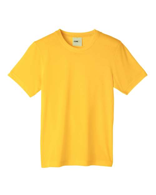 CORE365 CE111Y Youth Fusion ChromaSoft™ Performance T-Shirt - Campus Gold