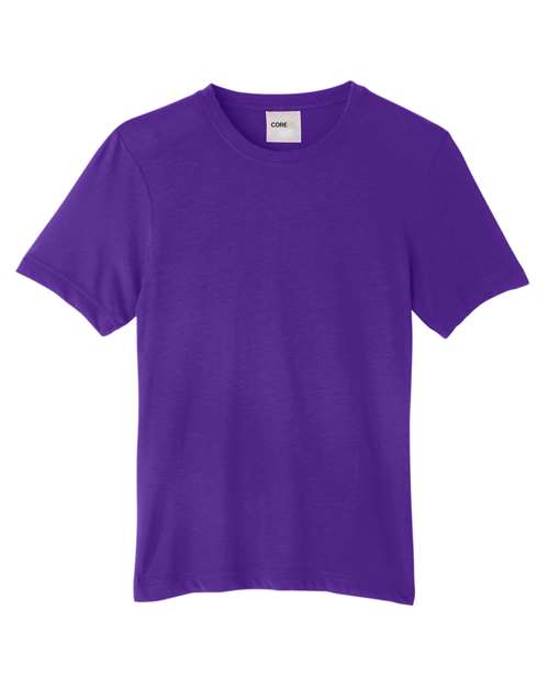 CORE365 CE111Y Youth Fusion ChromaSoft™ Performance T-Shirt - Campus Purple