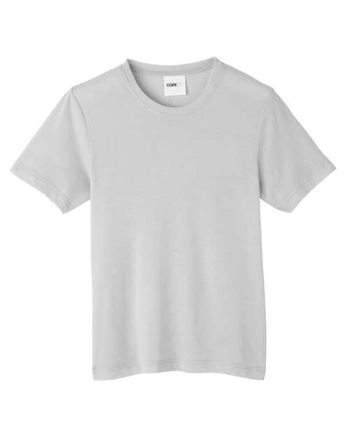 CORE365 CE111Y Youth Fusion ChromaSoft™ Performance T-Shirt - Platinum