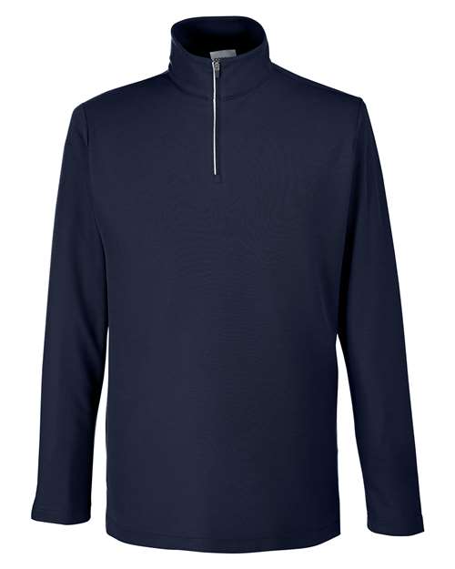 CORE365 CE405 Men's Fusion ChromaSoft™ Pique Quarter-Zip Pullover - Classic Navy
