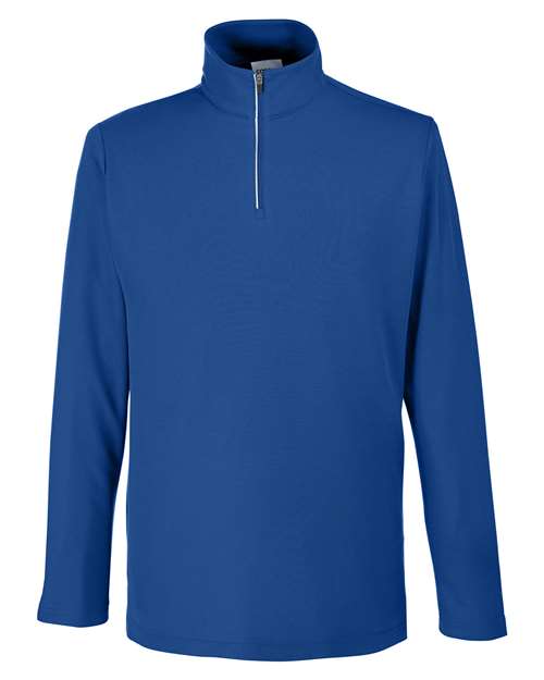 CORE365 CE405 Men's Fusion ChromaSoft™ Pique Quarter-Zip Pullover - True Royal