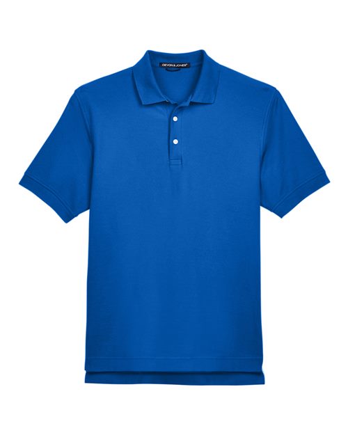 Load image into Gallery viewer, Devon &amp; Jones D100 Men's Pima Piqué Polo - French Blue
