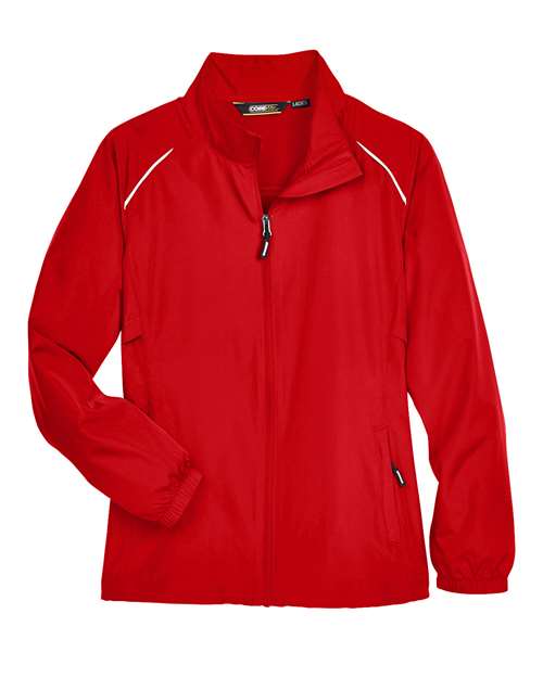 CORE365 78183 Women's Techno Lite Motivate Unlined Lightweight Jacket - Classic Red