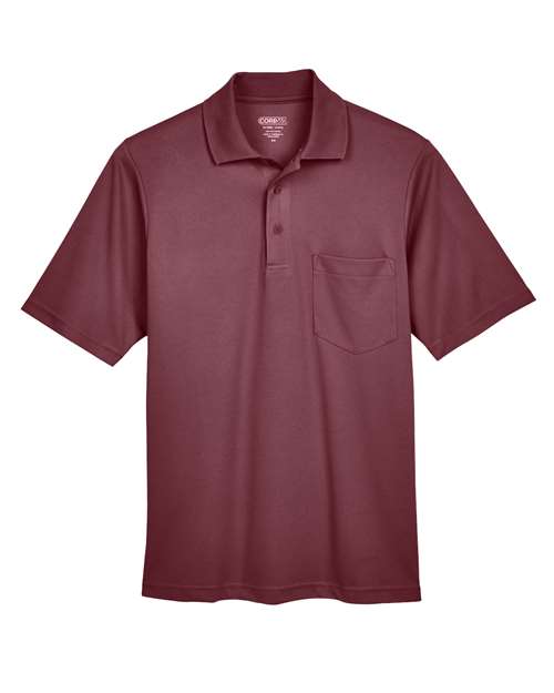 Load image into Gallery viewer, CORE365 88181P Men's Origin Performance Piqué Polo with Pocket - Burgundy
