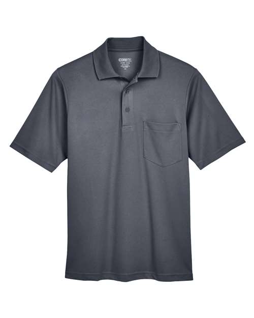 Load image into Gallery viewer, CORE365 88181P Men's Origin Performance Piqué Polo with Pocket - Carbon
