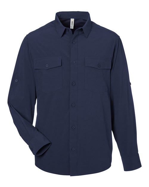 Load image into Gallery viewer, CORE365 CE510L Men's Ultra UVP® Marina Shirt - Classic Navy
