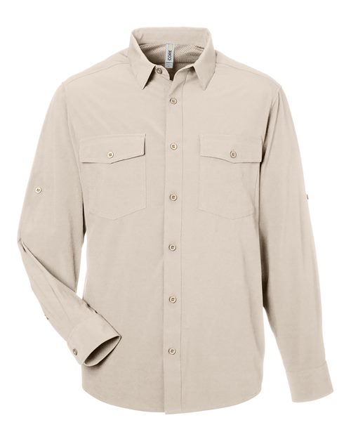 Load image into Gallery viewer, CORE365 CE510L Men's Ultra UVP® Marina Shirt - Stone
