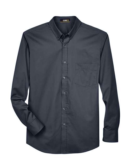 CORE365 88193 Men's Operate Twill Dress Shirt - Carbon