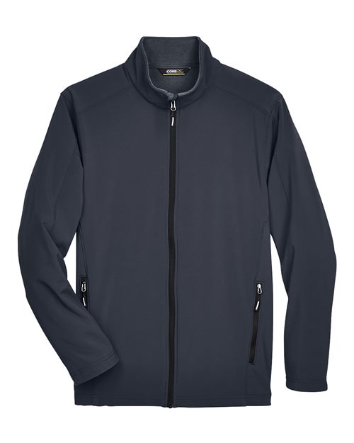 CORE365 88184 Men's Cruise Two-Layer Fleece Bonded Soft Shell Jacket - Carbon