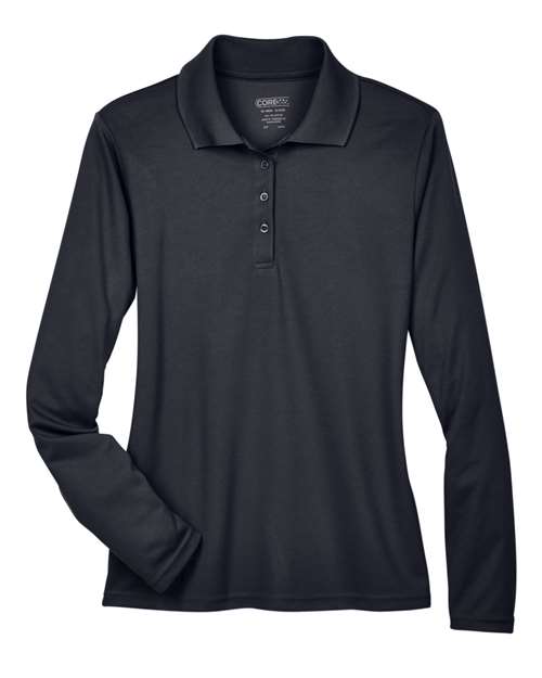 Load image into Gallery viewer, CORE365 78192 Women's Pinnacle Performance Long Sleeve Piqué Polo - Carbon
