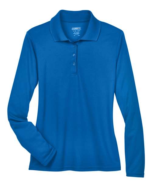 Load image into Gallery viewer, CORE365 78192 Women's Pinnacle Performance Long Sleeve Piqué Polo - True Royal
