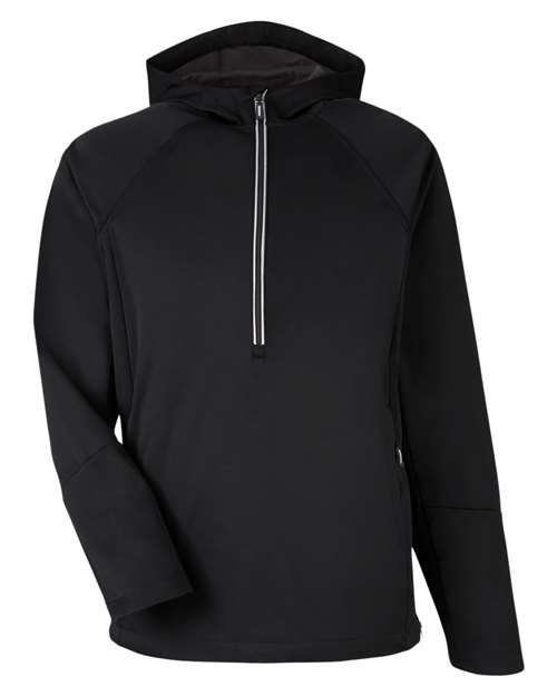 CORE365 CE711 Unisex Techno Lite Pullover Anorak - Black