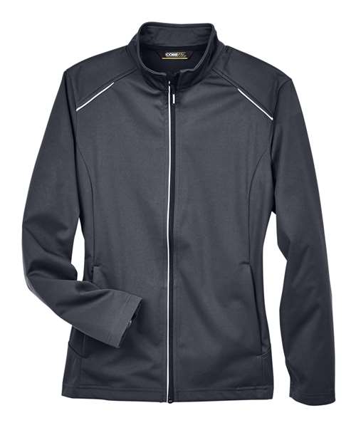 CORE365 CE708W Women's Techno Lite Three-Layer Knit Tech-Shell - Carbon