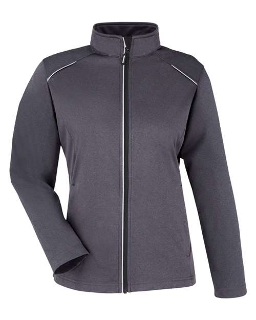 CORE365 CE708W Women's Techno Lite Three-Layer Knit Tech-Shell - Carbon Heather