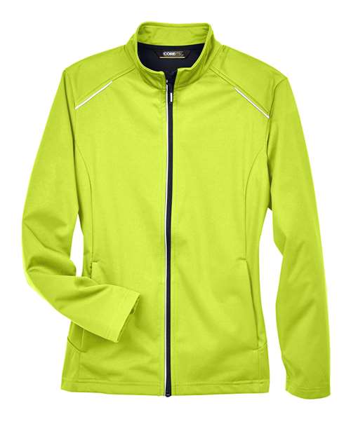 Load image into Gallery viewer, CORE365 CE708W Women's Techno Lite Three-Layer Knit Tech-Shell - Safety Yellow
