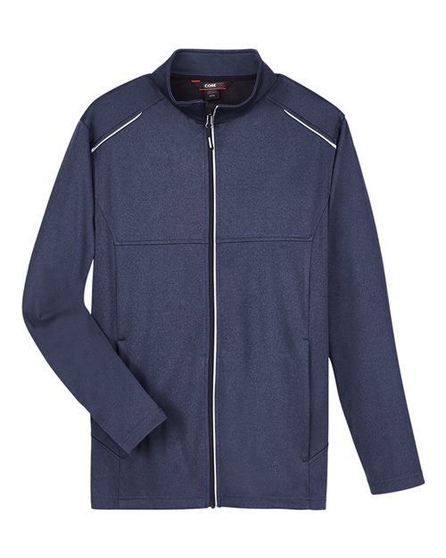 CORE365 CE708 Men's Techno Lite Three-Layer Knit Tech-Shell - Classic Navy Heather