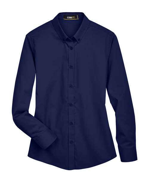 CORE365 78193 Women's Operate Twill Shirt - Classic Navy