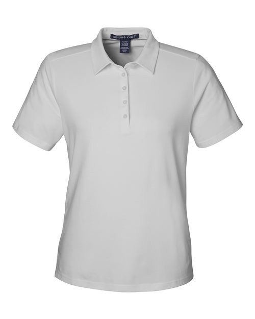 Devon & Jones DG120W Women's Raleigh Stretch Polo - Grey