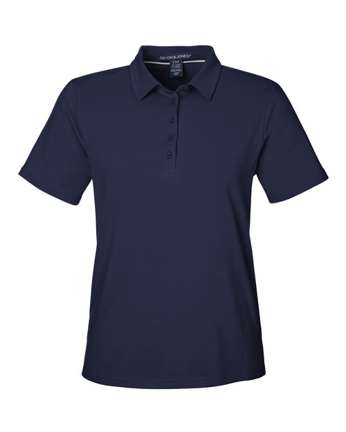 Devon & Jones DG120W Women's Raleigh Stretch Polo - Navy