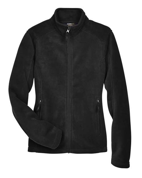 Load image into Gallery viewer, CORE365 78190 Women's Journey Fleece Jacket - Black
