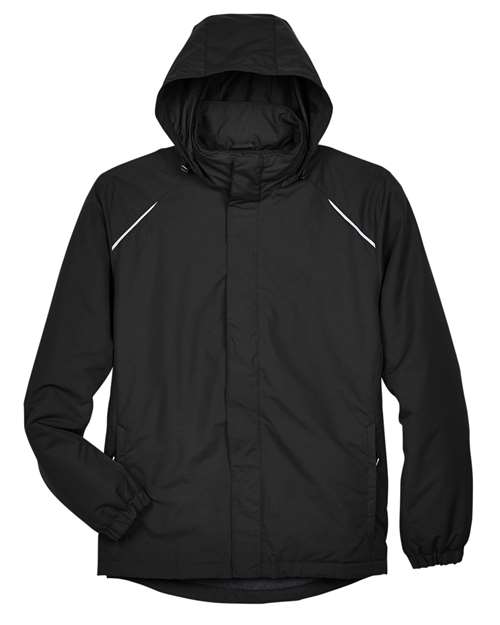 CORE365 88224 Men's Profile Fleece-Lined All-Season Jacket - Black