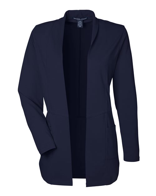 Devon & Jones DP125W Women's Raleigh Stretch Cardigan - Navy