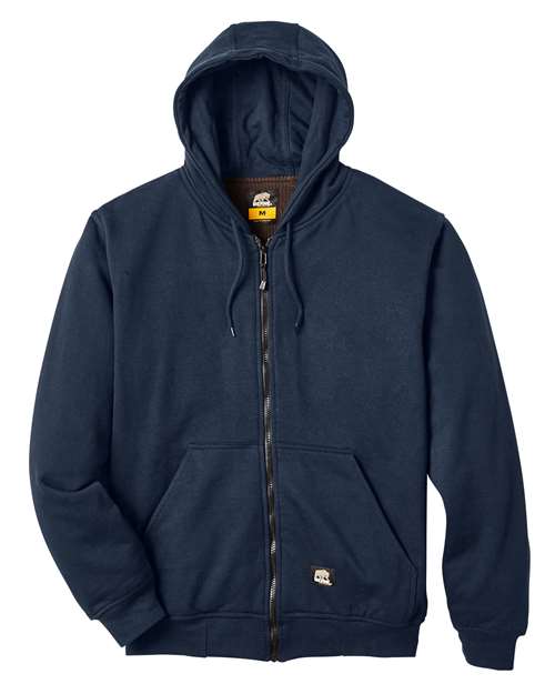 Berne Apparel SZ101 Men's Heritage Thermal Lined Hooded Sweatshirt - Navy