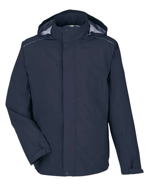 CORE365 CE712 Men's Barrier Packable Rain Jacket - Classic Navy