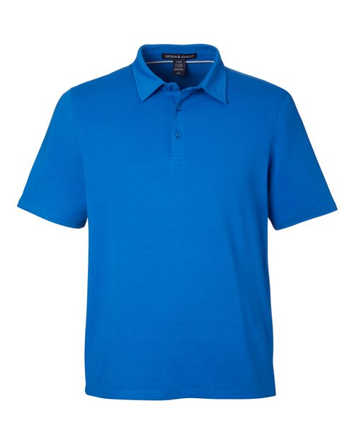 Load image into Gallery viewer, Devon &amp; Jones DG120 Men's Raleigh Stretch Polo - French Blue
