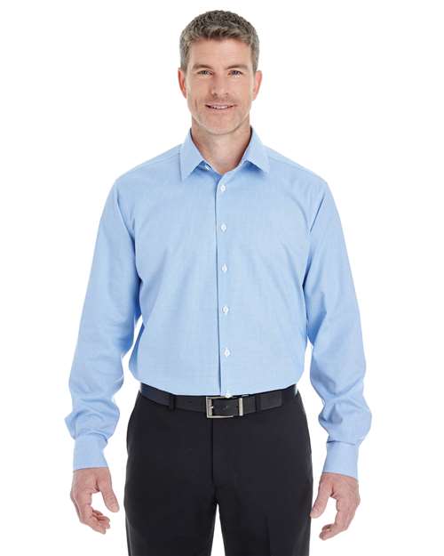 Load image into Gallery viewer, Devon &amp; Jones DG532 Men's Crown Collection® Royal Dobby Dress Shirt - French Blue
