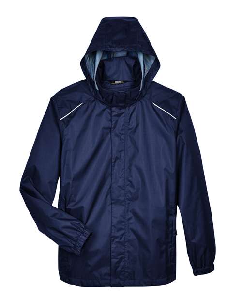 CORE365 88185 Men's Climate Seam Sealed Lightweight Variegated Ripstop Jacket - Classic Navy
