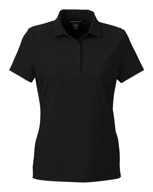 Load image into Gallery viewer, Devon &amp; Jones DG110W Women's CrownLux Performance® Windsor Welded Polo - Black
