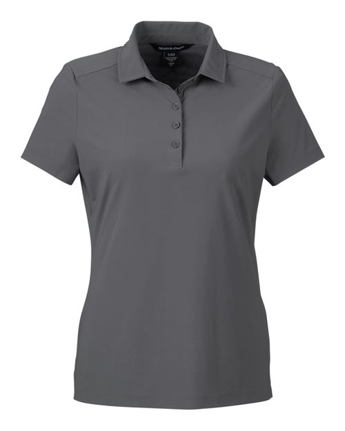 Devon & Jones DG110W Women's CrownLux Performance® Windsor Welded Polo - Graphite