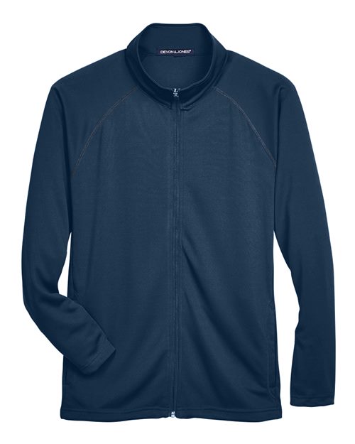Load image into Gallery viewer, Devon &amp; Jones DG420 Men's Stretch Tech-Shell® Compass Full-Zip Jacket - Navy
