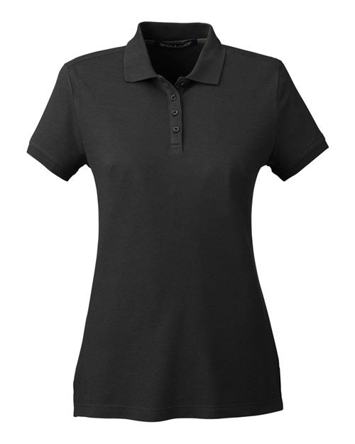 Load image into Gallery viewer, Devon &amp; Jones DG100W Women's New Classics® Performance Polo - Black

