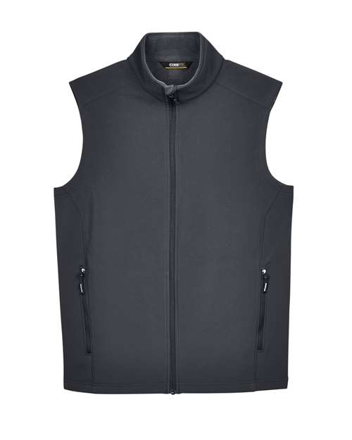 CORE365 CE701 Men's Cruise Two-Layer Fleece Bonded Soft Shell Vest - Carbon