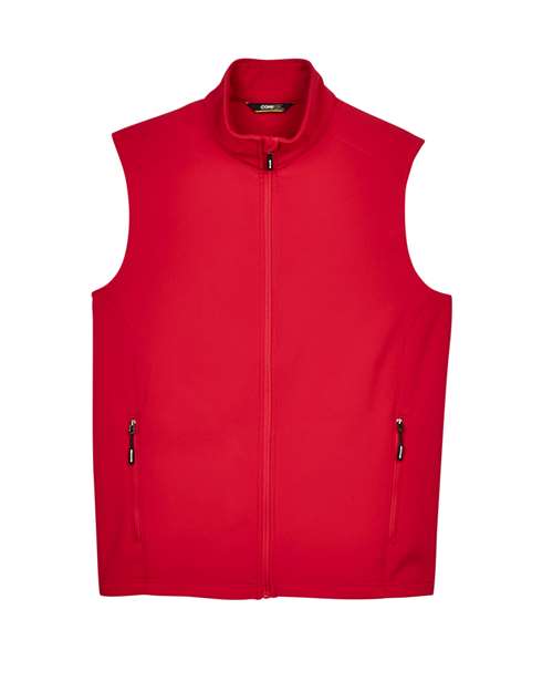 CORE365 CE701 Men's Cruise Two-Layer Fleece Bonded Soft Shell Vest - Classic Red