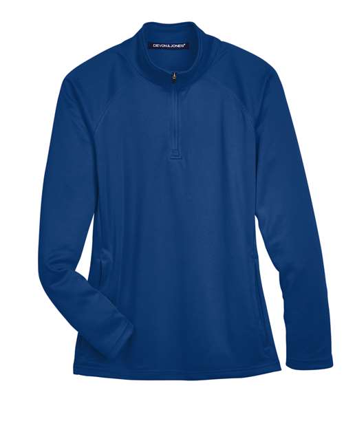 Load image into Gallery viewer, Devon &amp; Jones DG440W Women's Stretch Tech-Shell® Compass Quarter-Zip Pullover - True Royal
