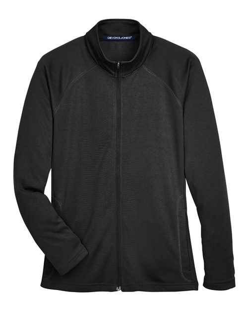 Devon & Jones DG420W Women's Stretch Tech-Shell® Compass Full-Zip Jacket - Black