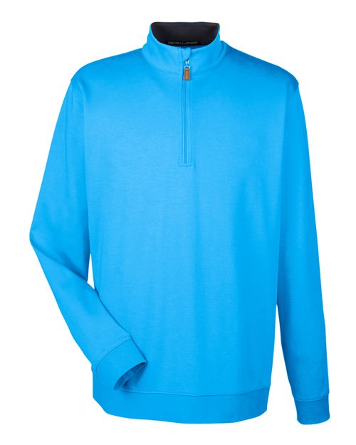 Devon & Jones DG479 Men's DRYTEC20™ Performance Quarter-Zip Pullover - Ocean Blue/ Navy/ Ocean Blue