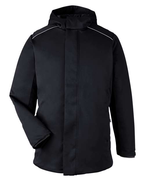 CORE365 CE715 Unisex Techno Lite Flat-Fill Insulated Jacket - Black