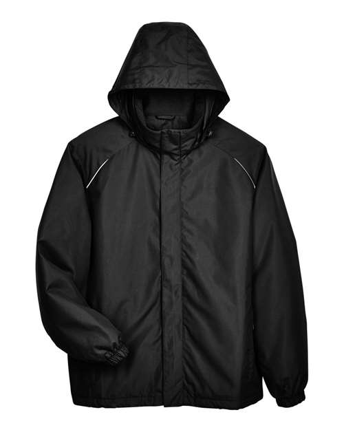 CORE365 88189T Men's Tall Brisk Insulated Jacket - Black