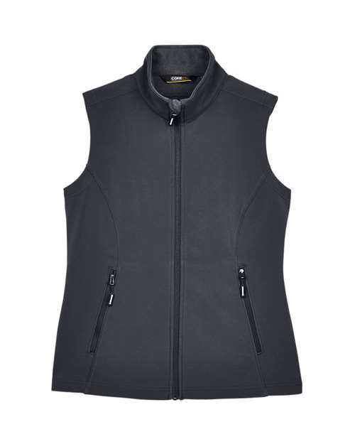 Load image into Gallery viewer, CORE365 CE701W Women's Cruise Two-Layer Fleece Bonded Soft Shell Vest - Carbon
