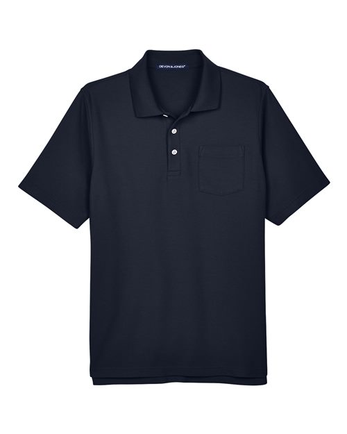 Devon & Jones DG150P Men's DRYTEC20™ Performance Pocket Polo - Navy