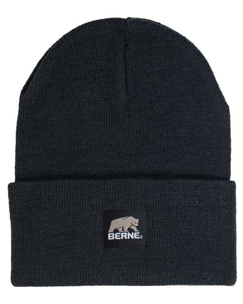 Berne Apparel H150 Heritage Knit Cuff Beanie - Black