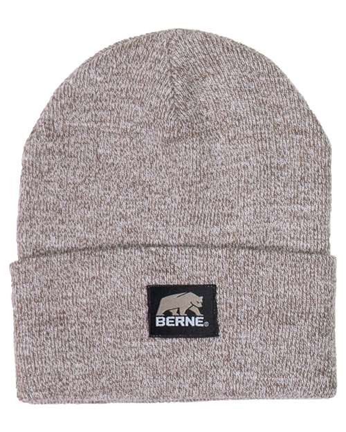 Berne Apparel H150 Heritage Knit Cuff Beanie - Hickory Heather