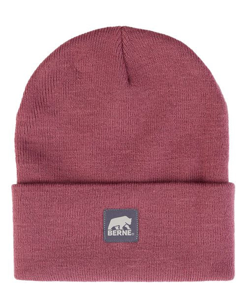 Berne Apparel H150 Heritage Knit Cuff Beanie - Mauve