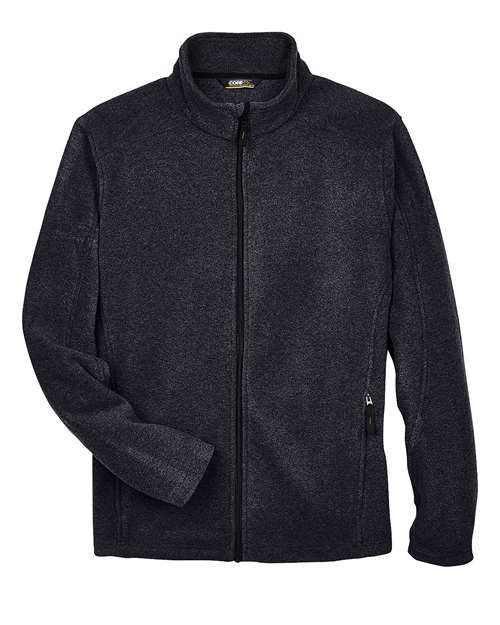 CORE365 88190T Men's Tall Journey Fleece Jacket - Heather Charcoal