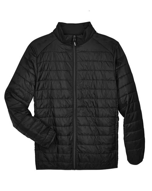 CORE365 CE700T Men's Tall Prevail Packable Puffer - Black